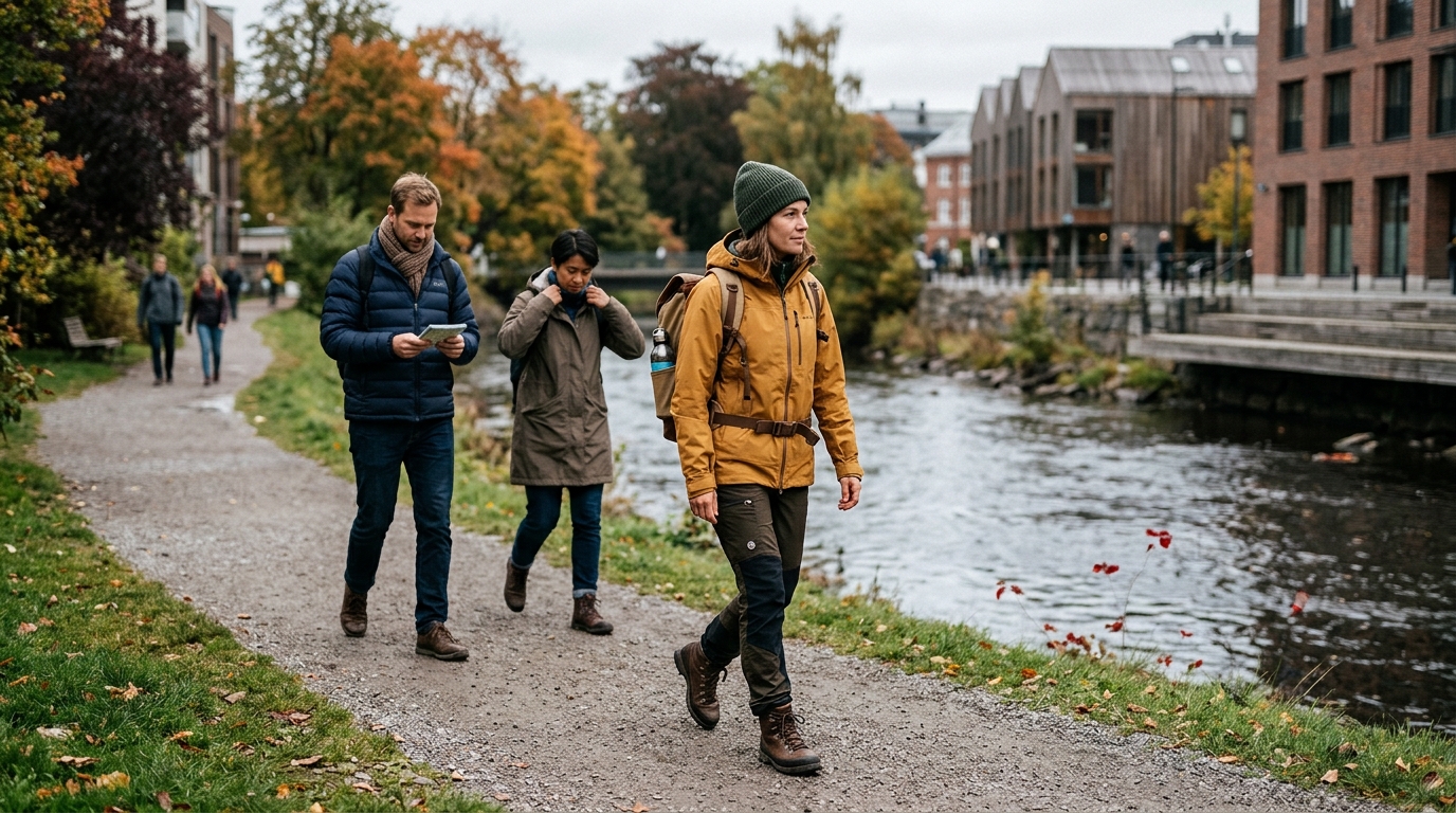 AI 생성 참고 이미지 — 오슬로 — 오슬로 월별 날씨 옷차림 여행 준비물 체크리스트